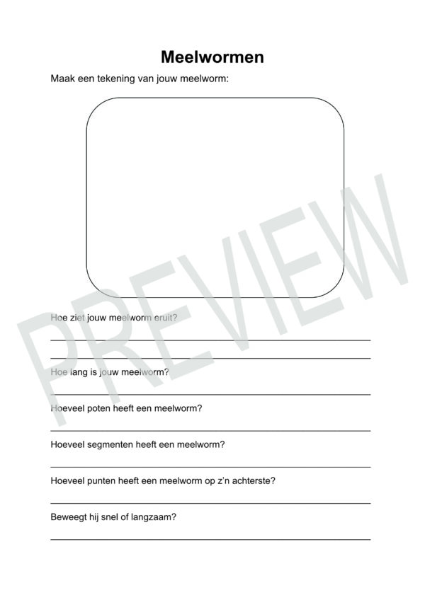 meelwormen experiment