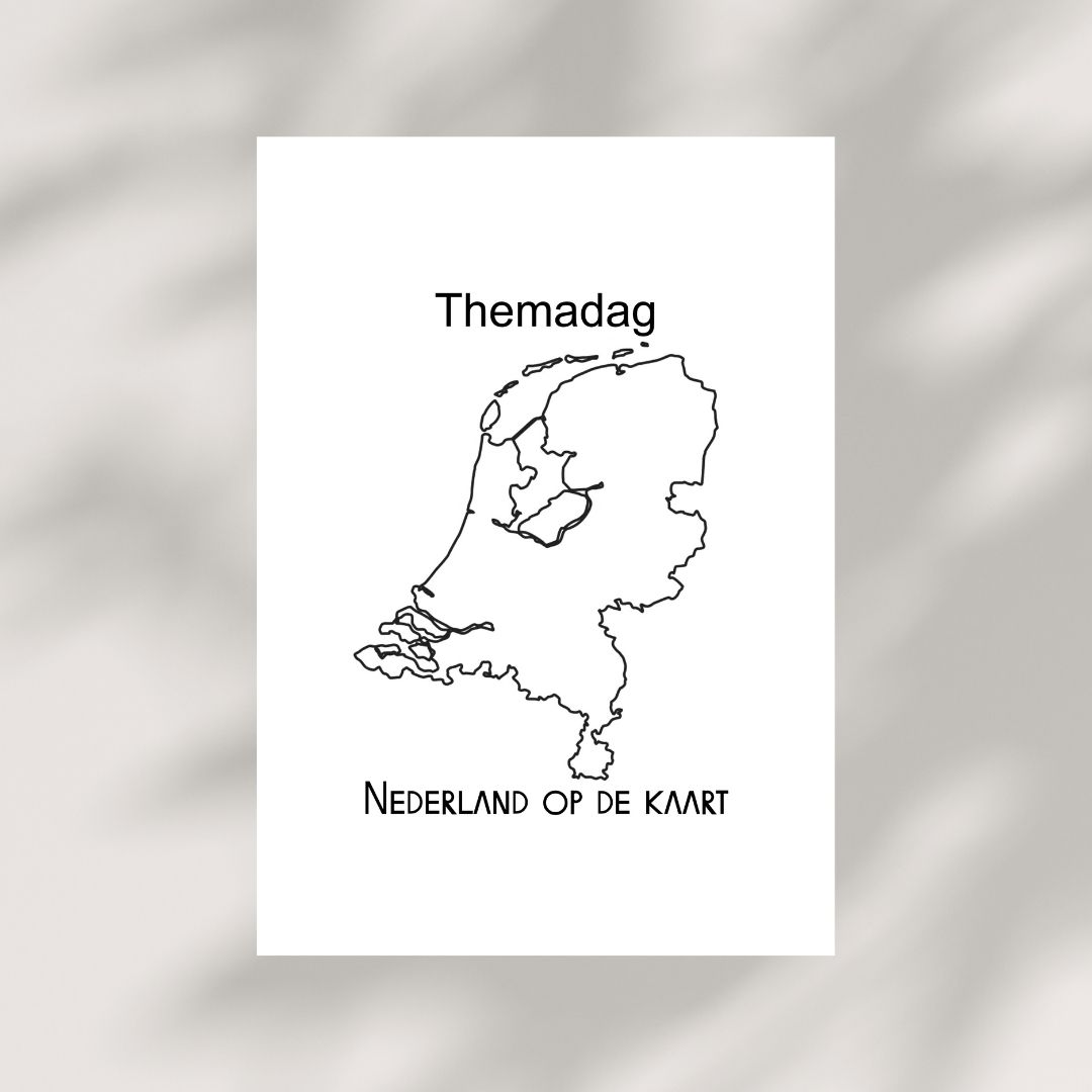 Mockup Themadag Nederland op de kaart