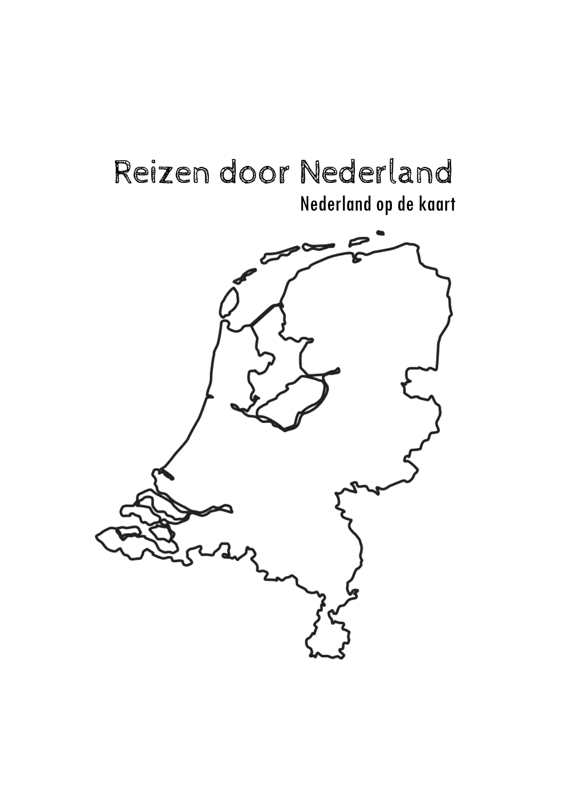 reizen door Nld Nederland op de kaart